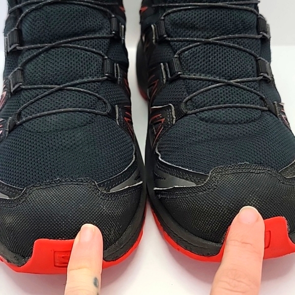 Salomon | XA Pro CS black/red trail running sneakers | WMS 8.5/MENS 7 - Picture 4 of 10